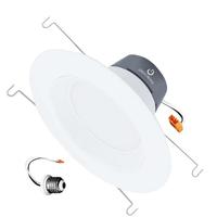 Green Creative 5"-6" 18 watt 120 volt LED Adapter (GU24 & E26 optional) Base 2700K Dimmable Flood LED Retrofit Kit